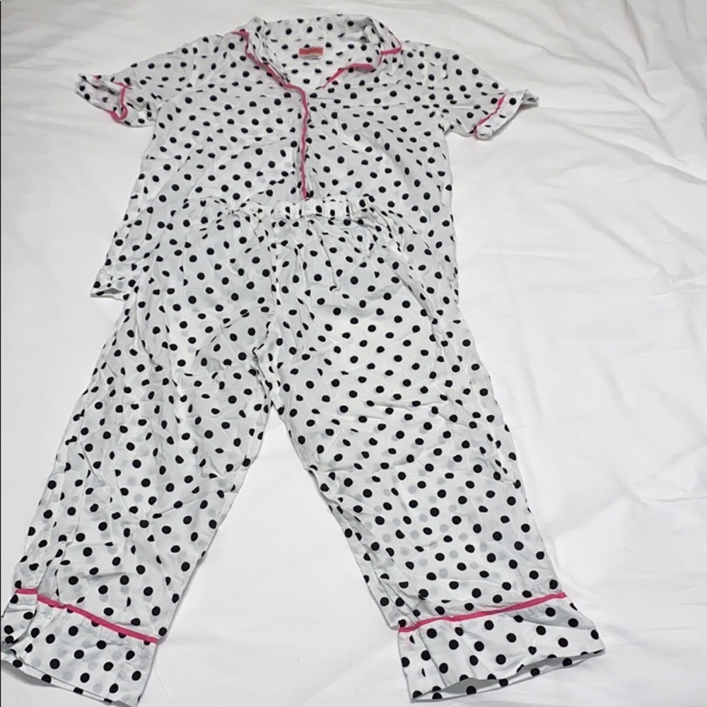 Kate spade polka dotted pajama set